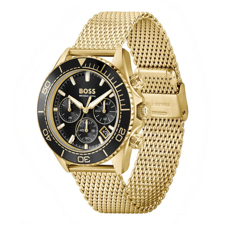 Herrenuhr Chronograph Sealiner schwarz, gold