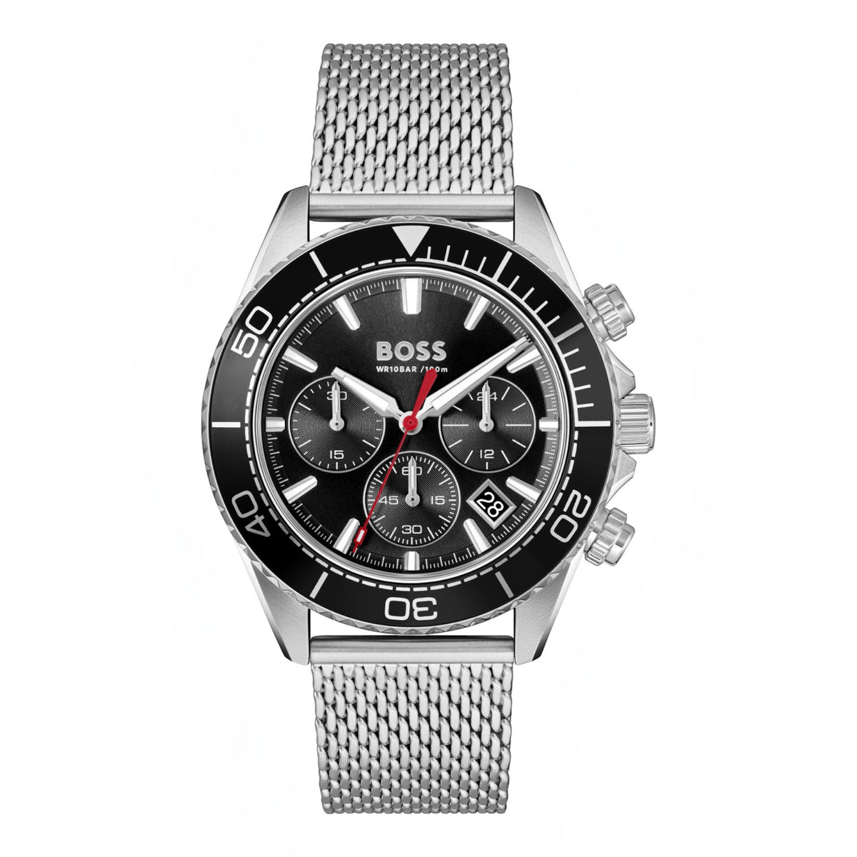 Herrenuhr Chronograph Sealiner schwarz, silber