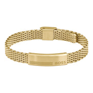 Herrenarmband Alen Edelstahl vergoldet