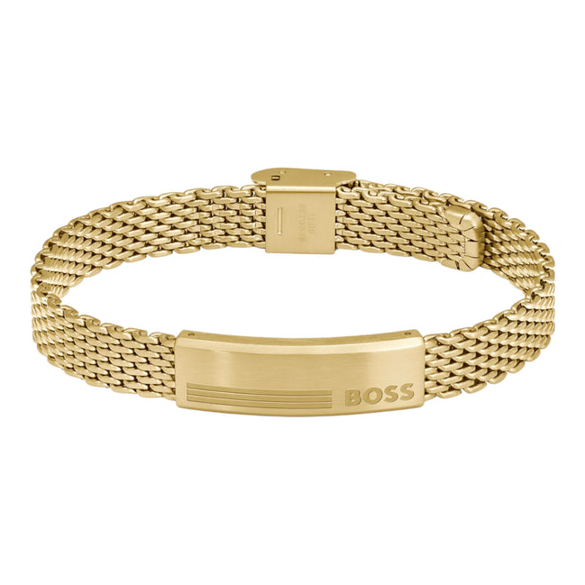 Herrenarmband Alen Edelstahl vergoldet
