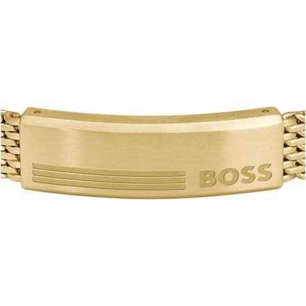 Herrenarmband Alen Edelstahl vergoldet