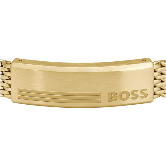 Herrenarmband Alen Edelstahl vergoldet