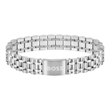 Herrenarmband Owan Edelstahl silber