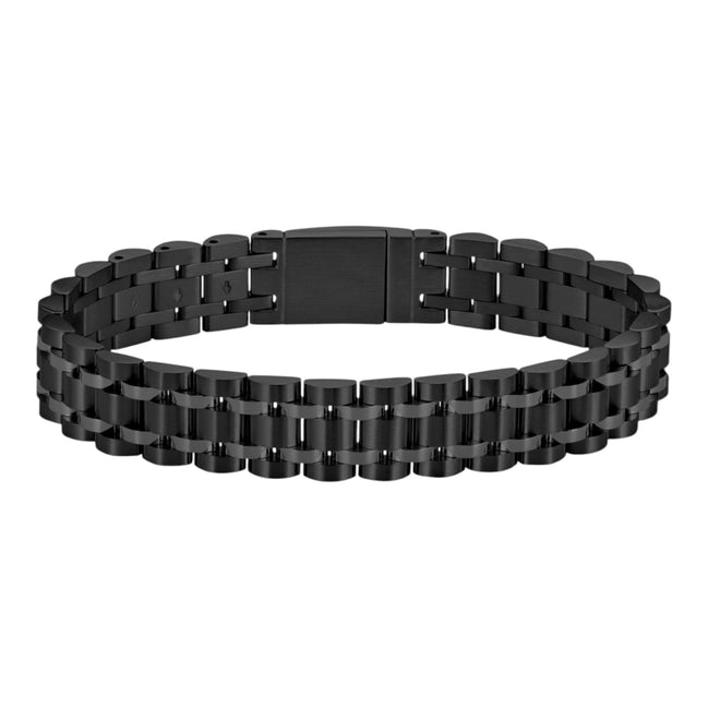 Herrenarmband Owan Edelstahl schwarz