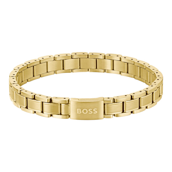Herrenarmband Metal Link Essential vergoldet