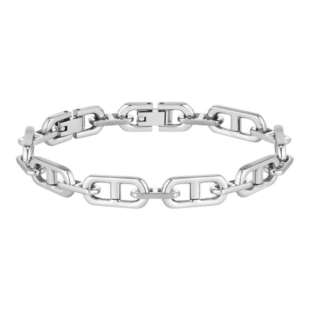 Herrenarmband Kode Chain silberfarben