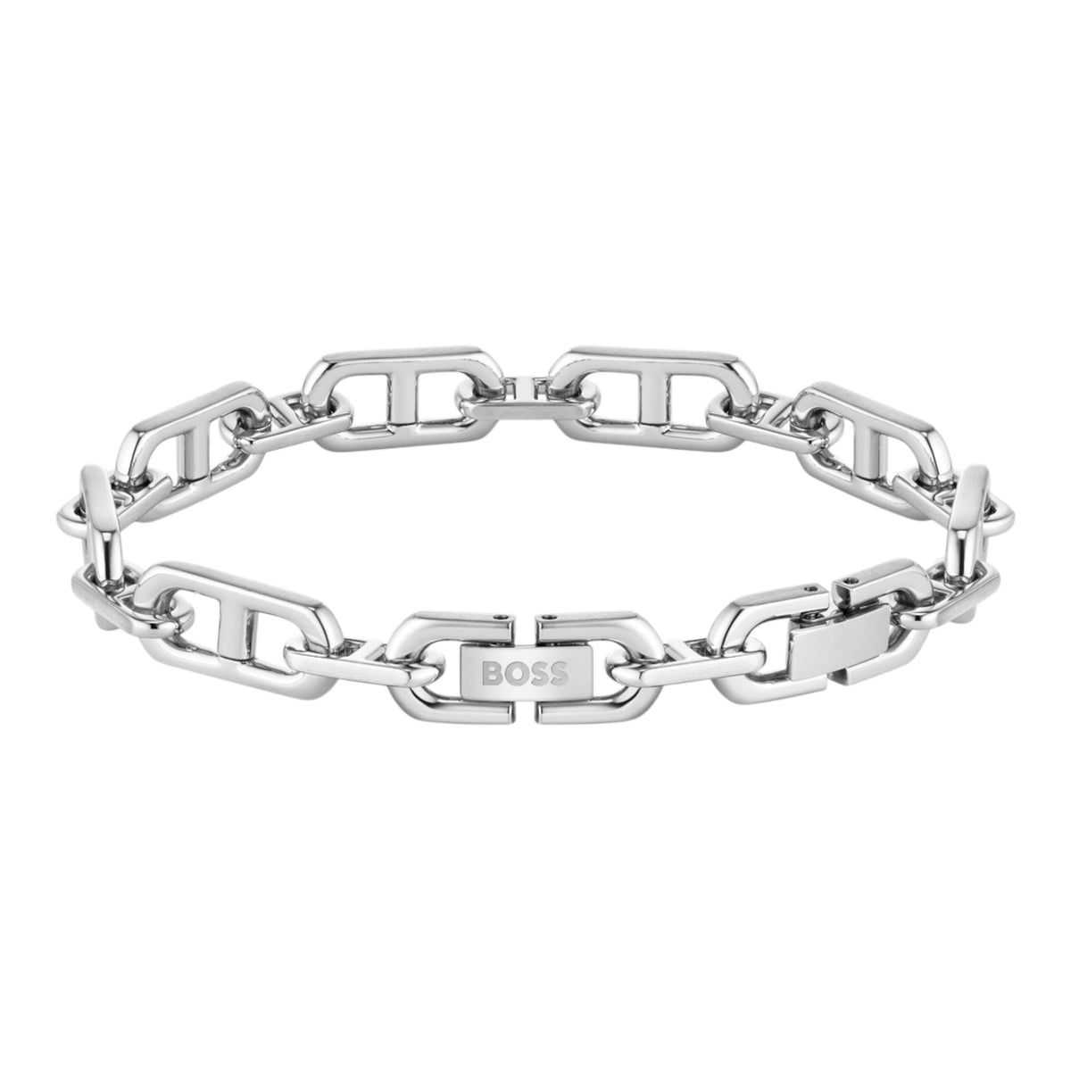 Herrenarmband Kode Chain silberfarben
