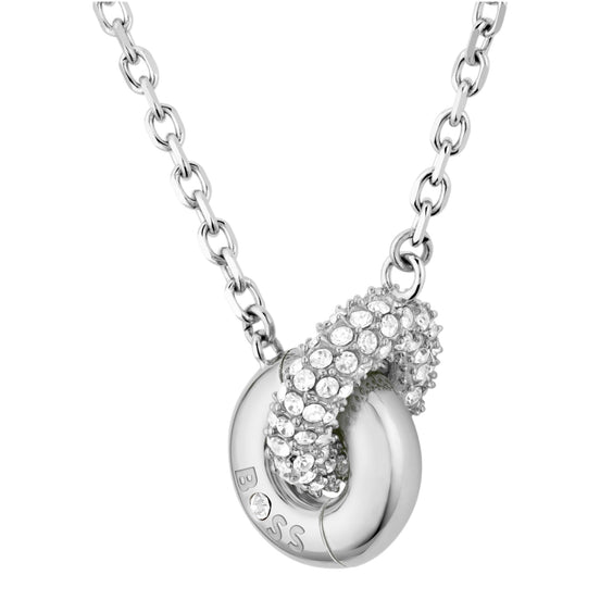 Damenhalskette Live Precious silber