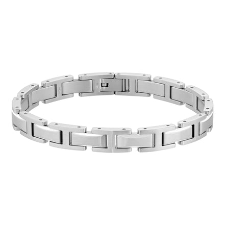 Herrenarmband Nolan Edelstahl silber