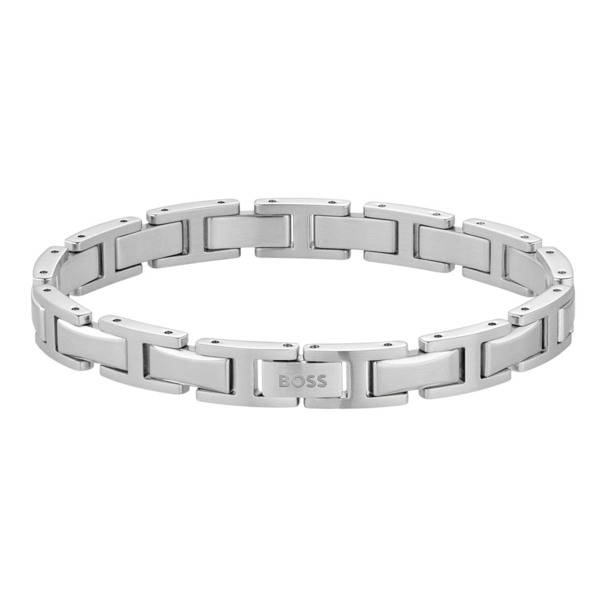 Herrenarmband Nolan Edelstahl silber