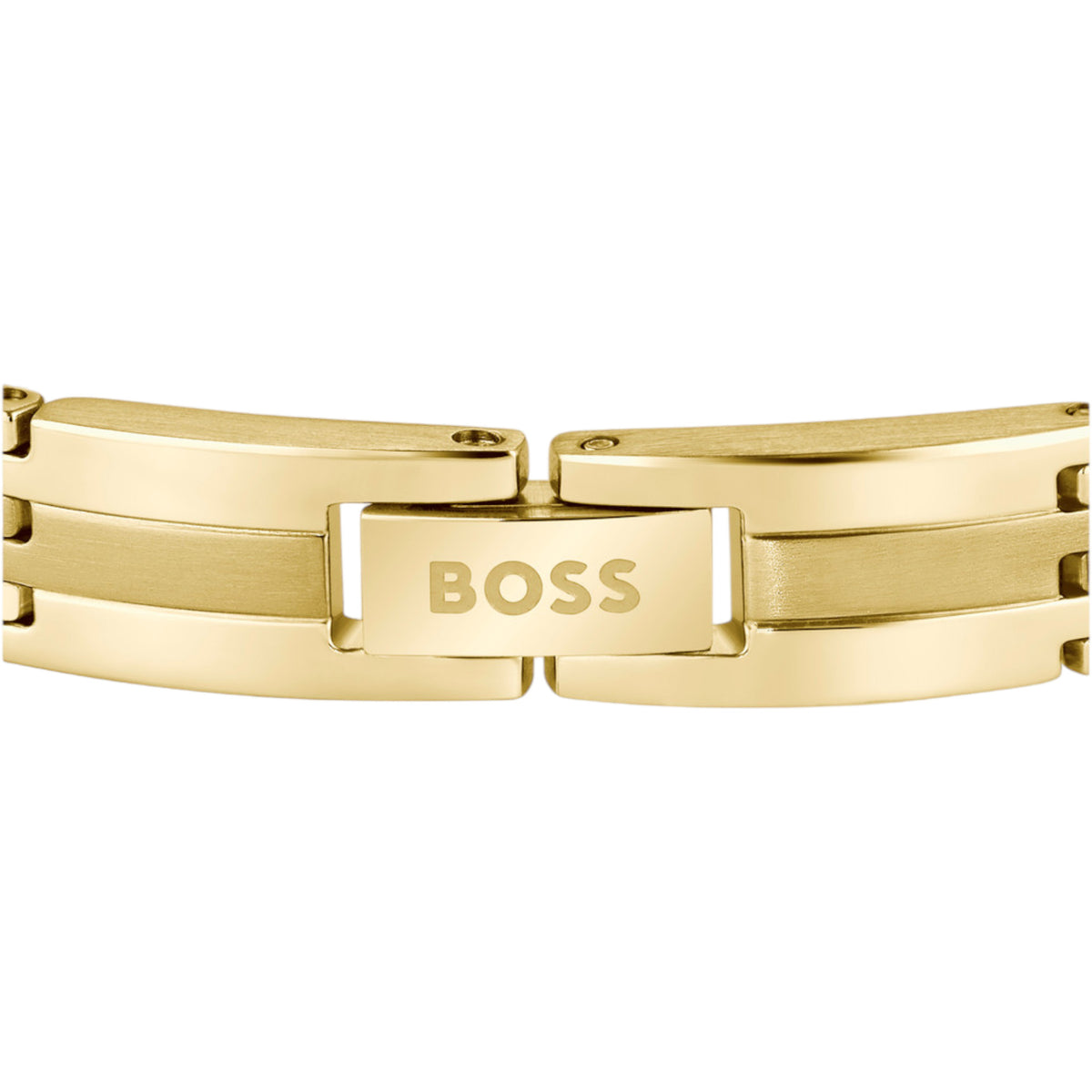 Herrenarmband Brooks Edelstahl vergoldet