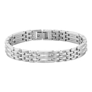 Herrenarmband Wesley Edelstahl silber