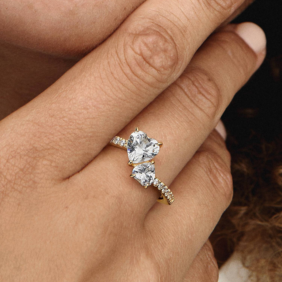 Ring doppeltes Herz