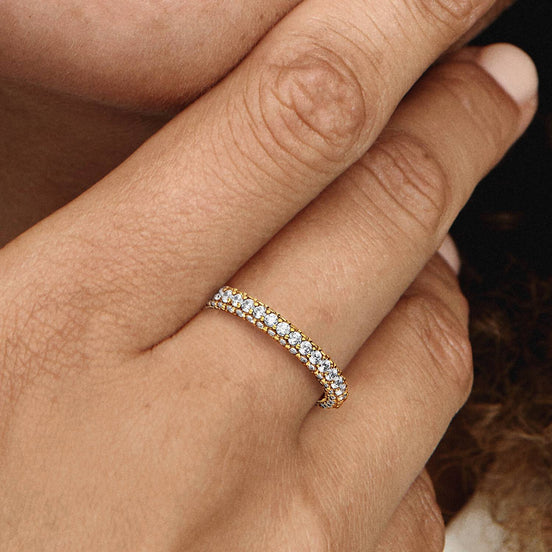 Ring einreihiges Funkeln