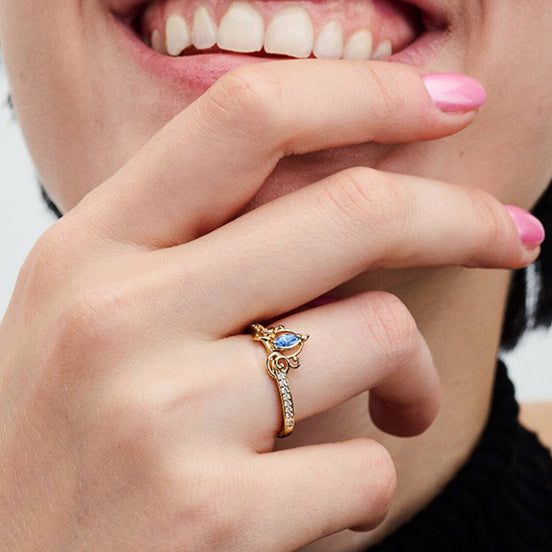 Ring Disney Cinderella 14k gelbvergoldet