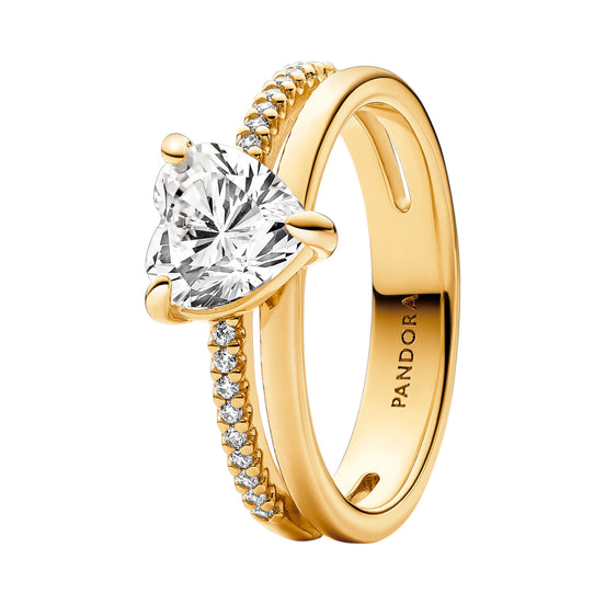 Ring Herz 14k gelbvergoldet