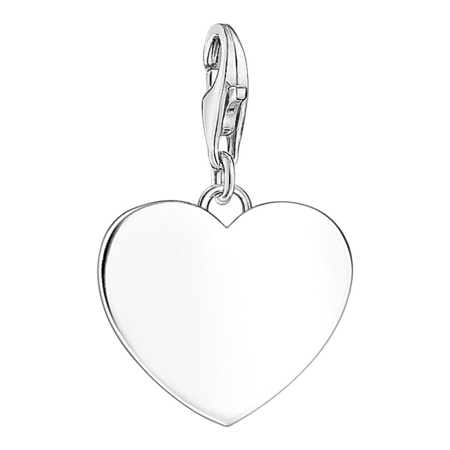 Charm-Anhänger "Herz" GRAVIERBAR Silber