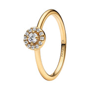 TIMELESS Ring Halo Rund Zirkonia