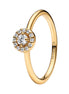 TIMELESS Ring Halo Rund Zirkonia