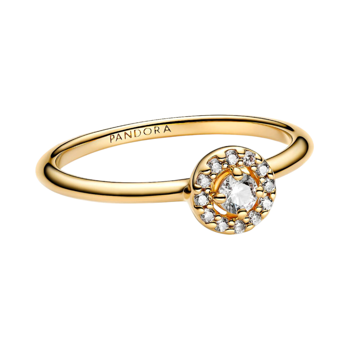 TIMELESS Ring Halo Rund Zirkonia