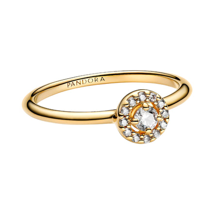 TIMELESS Ring Halo Rund Zirkonia