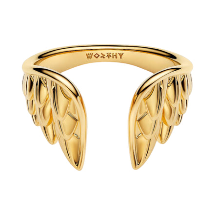 MARVEL Ring Thor Flügel goldfarben