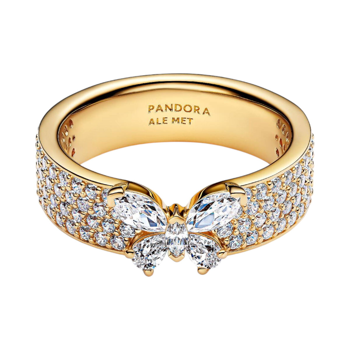 TIMELESS Ring Schmetterling goldfarben