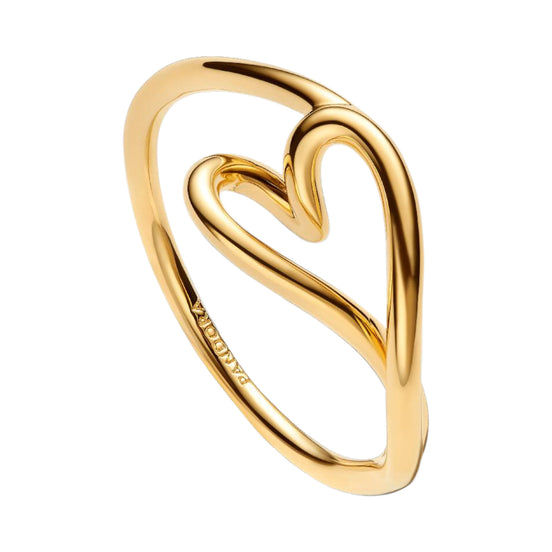 Ring Herz goldfarben