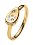 ESSENCE Siegelring Oval Zirkonia Stapelbar