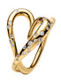 ESSENCE Ring Herz Organisch Zirkonia