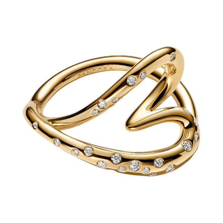 ESSENCE Ring Herz Organisch Zirkonia