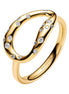 ESSENCE Ring Oval Organisch Zirkonia