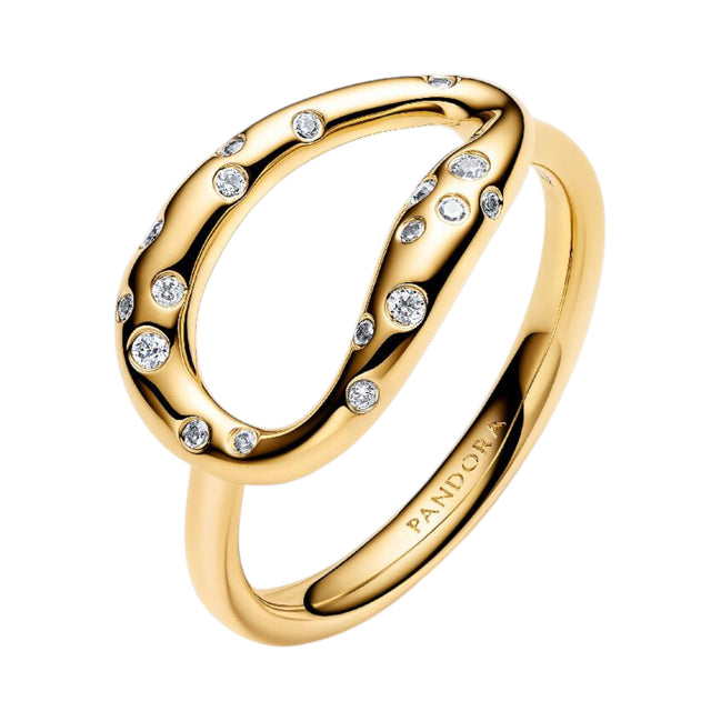 ESSENCE Ring Oval Organisch Zirkonia