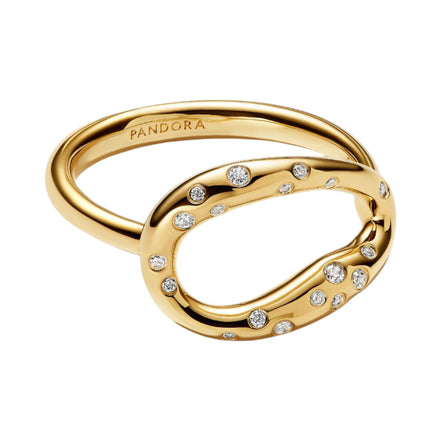 ESSENCE Ring Oval Organisch Zirkonia