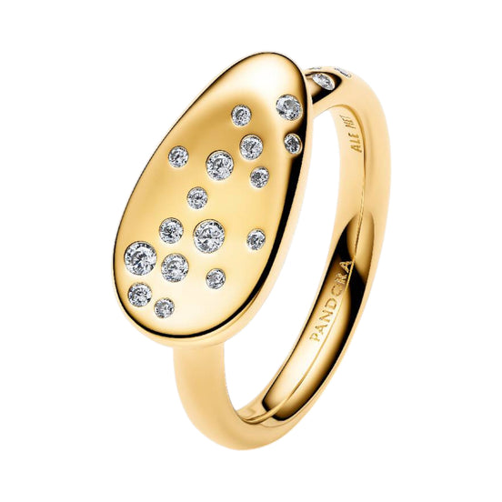 ESSENCE Siegelring Oval Organisch Zirkonia