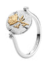 Medaillon Ring mit Rosenmotiv