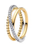 Überkreuzter Ring aus Kugeln mit Pavé