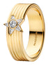 Vergoldeter Ring mit Stern-Detail