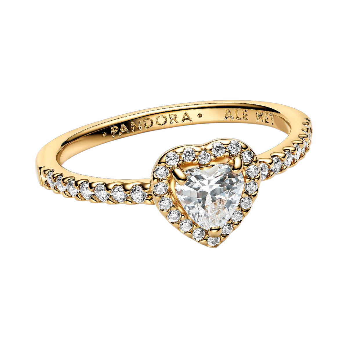 TIMELESS Ring Herz Vergoldet