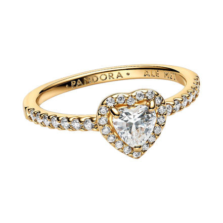TIMELESS Ring Herz Vergoldet