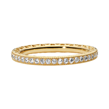 SHINE Ring Herzen vergoldet