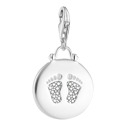 Charm-Anhänger "Fußabdruck" Baby Silber
