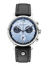 Herrenuhr Marcato III schwarz hellblau