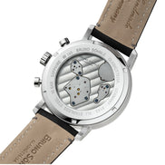 Herrenuhr Marcato III schwarz hellblau