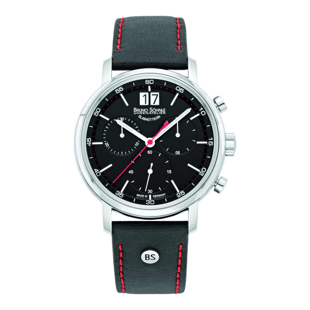 Herrenuhr MARCATO II, Leder, schwarz