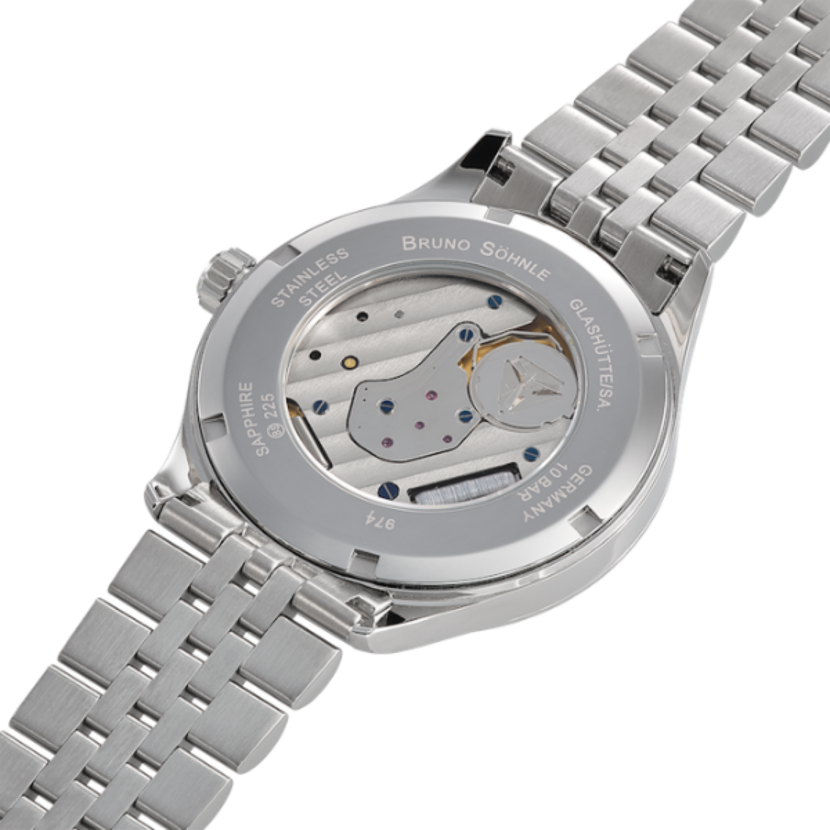 Herrenuhr TURIN II BIG silber,blau