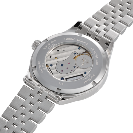 Herrenuhr TURIN II BIG silber,blau