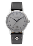 Herrenuhr Bergamo Big Leder grau