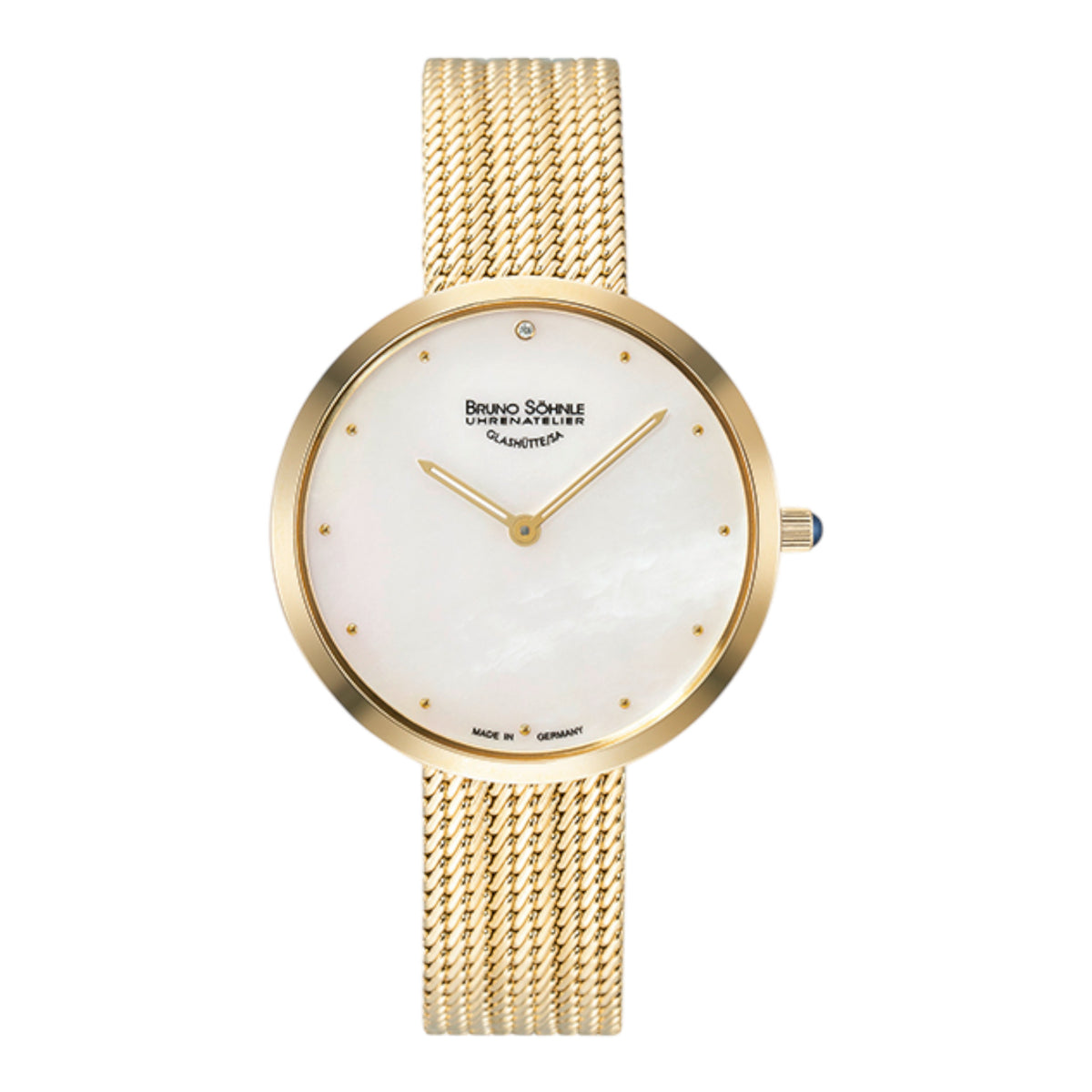 Nofrit Damenuhr goldfarben