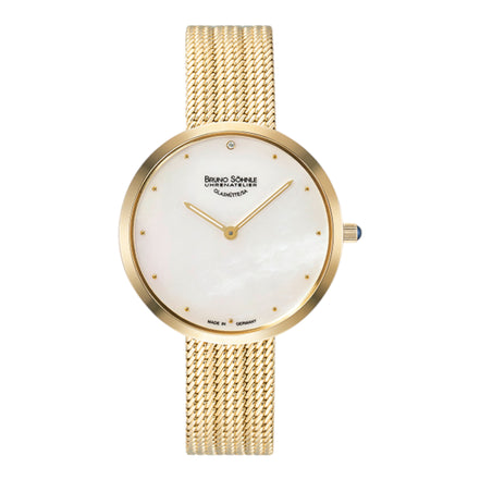 Nofrit Damenuhr goldfarben
